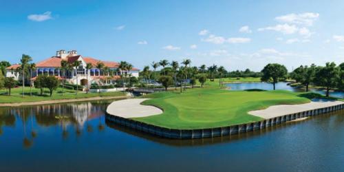Boca Raton Golf and Racquet Club clubhouse and course