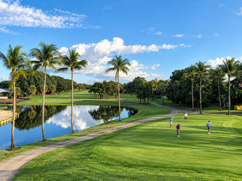 Course view at Boca Raton Golf & Racquet Club